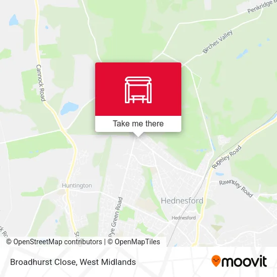 Broadhurst Close map