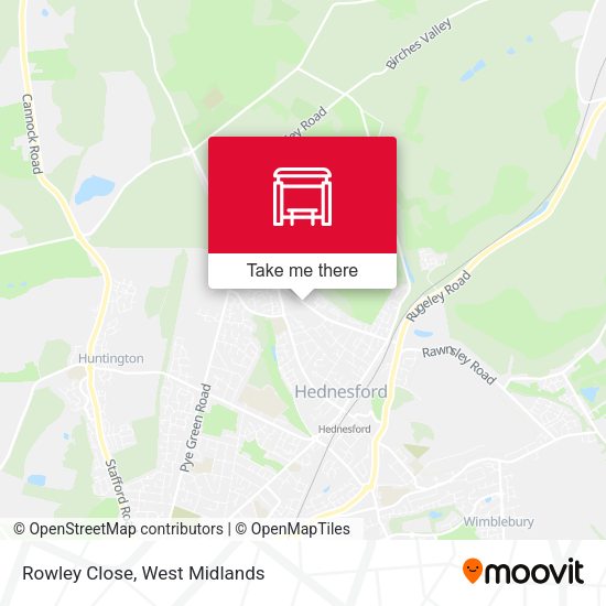 Rowley Close map
