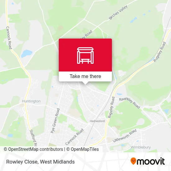 Rowley Close map