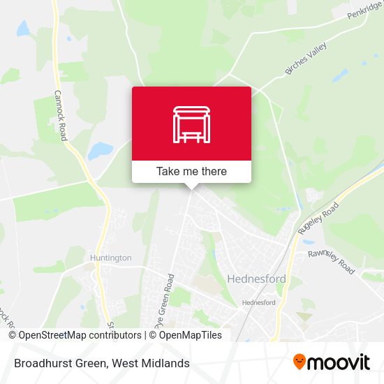 Broadhurst Green map