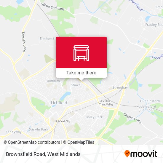 Brownsfield Road map