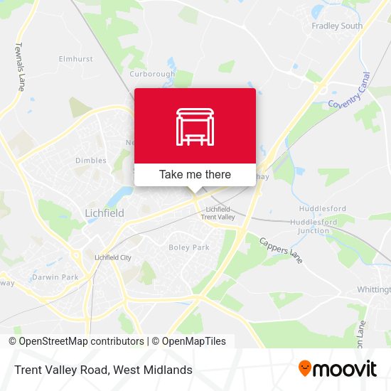 Trent Valley Road map
