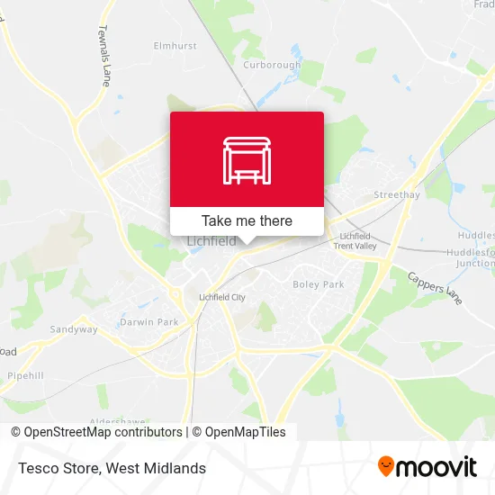 Tesco Store map