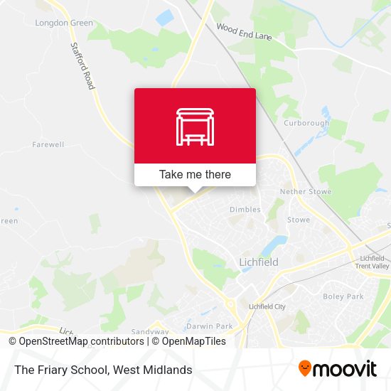The Friary School map