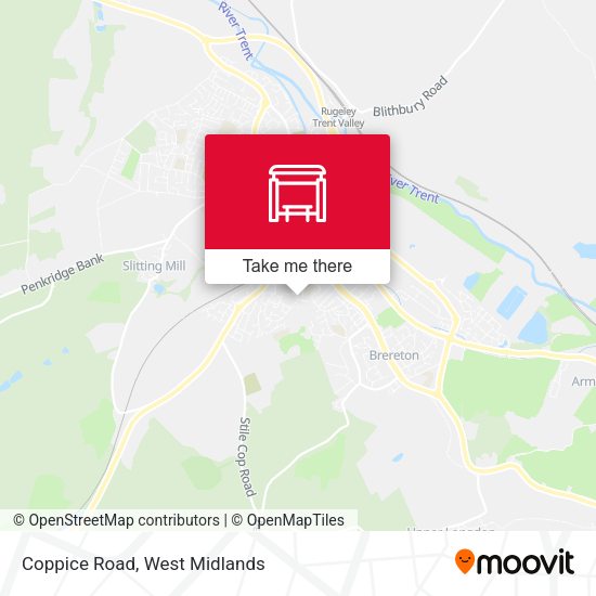Coppice Road map