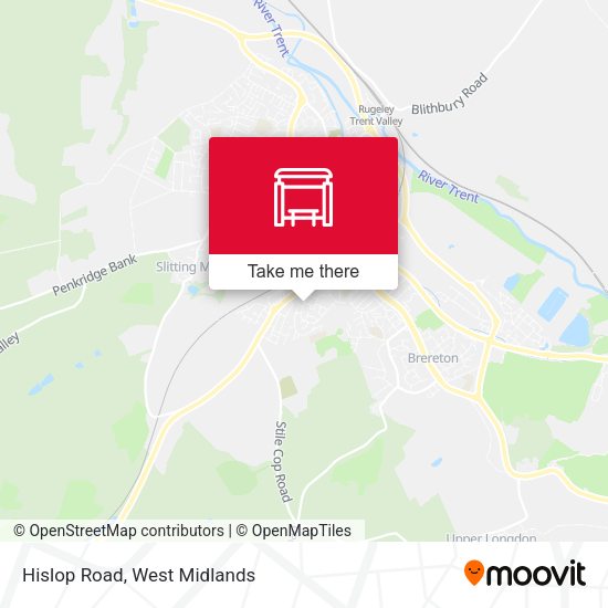 Hislop Road map