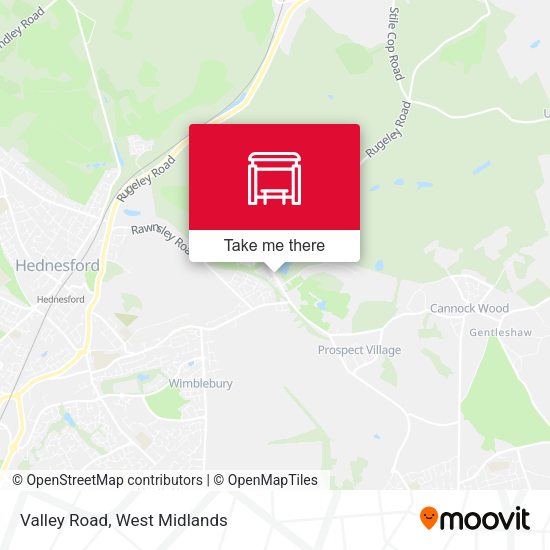 Valley Road map