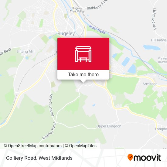 Colliery Road map