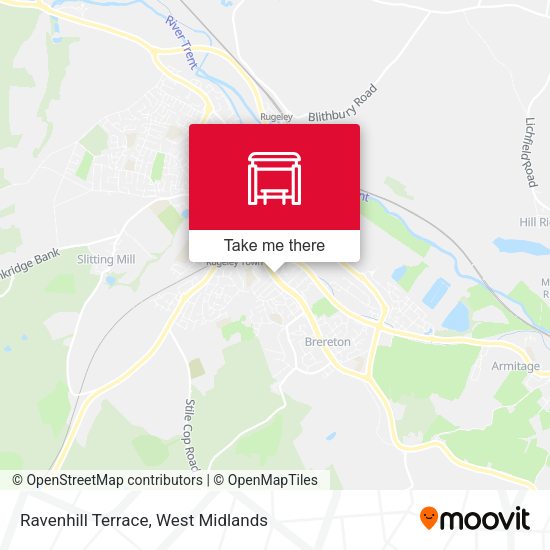 Ravenhill Terrace map