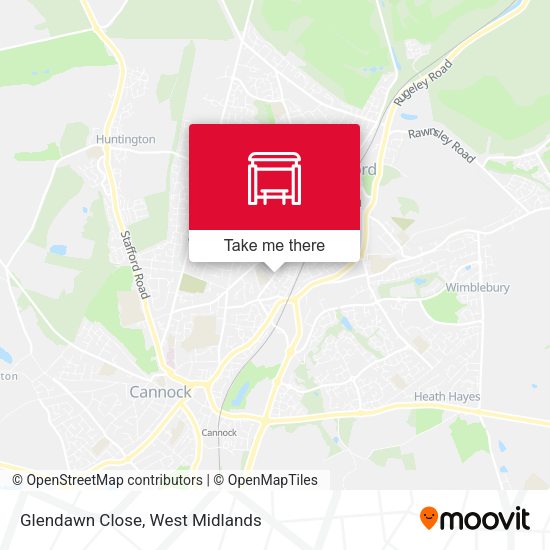 Glendawn Close map