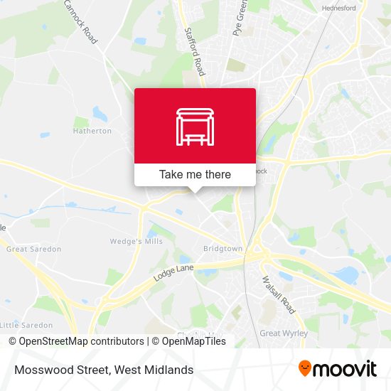 Mosswood Street map