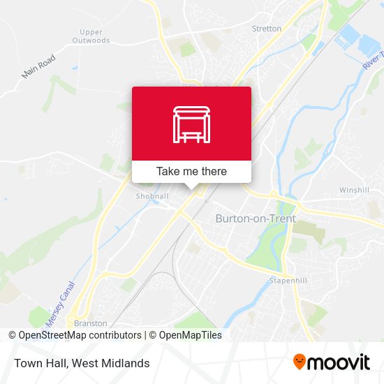 Town Hall map