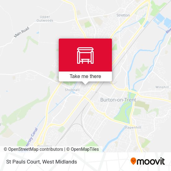 St Pauls Court map