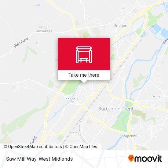 Saw Mill Way map
