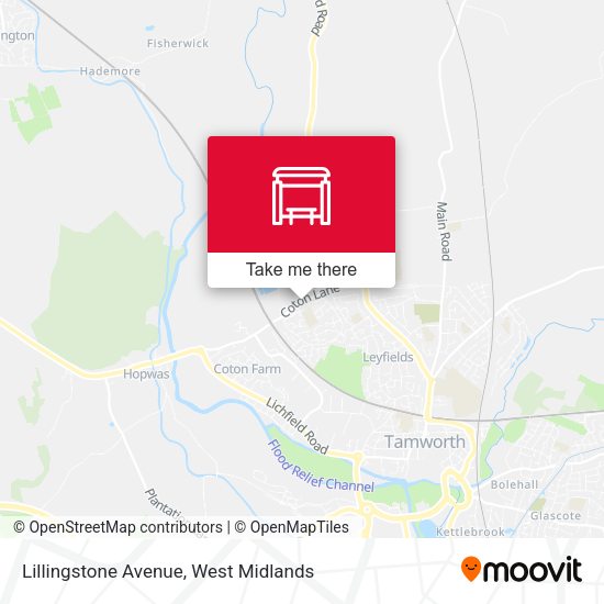 Lillingstone Avenue map