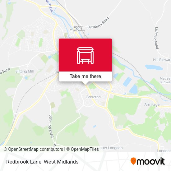 Redbrook Lane map