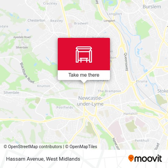 Hassam Avenue map