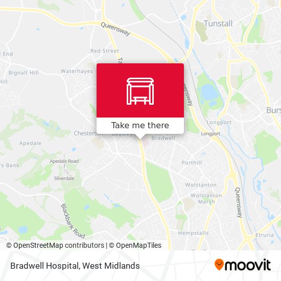 Bradwell Hospital map