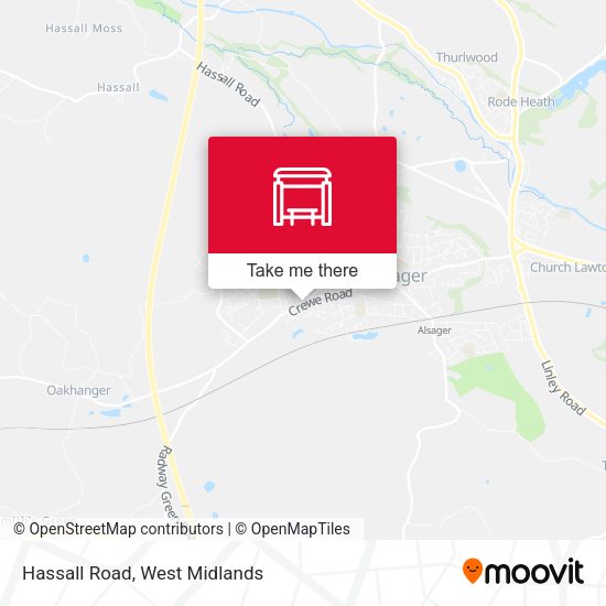 Hassall Road map
