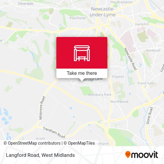 Langford Road map