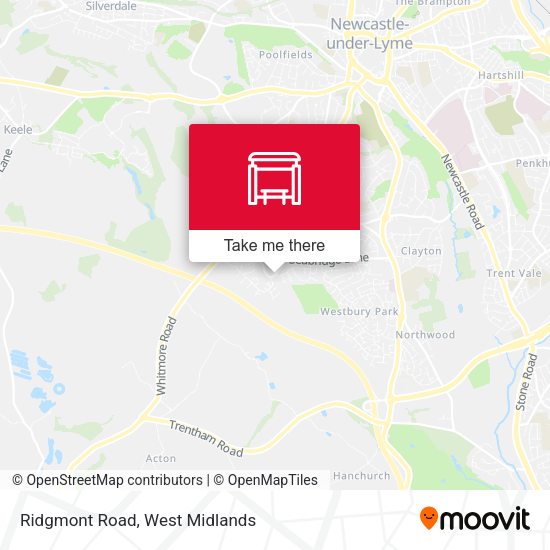 Ridgmont Road map
