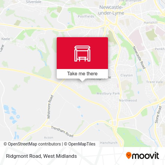 Ridgmont Road map