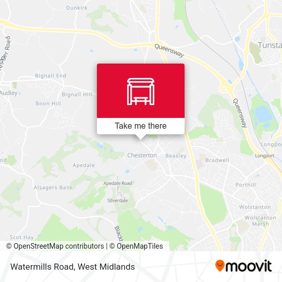 Watermills Road map