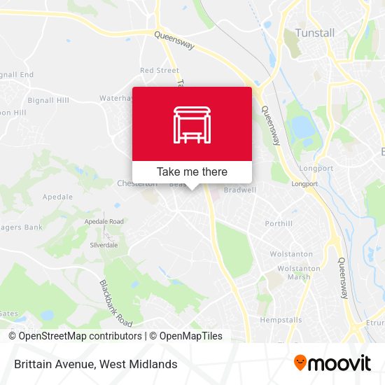 Brittain Avenue map