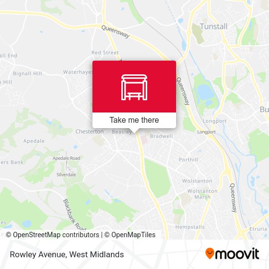 Rowley Avenue map