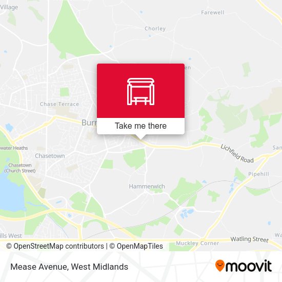 Mease Avenue map