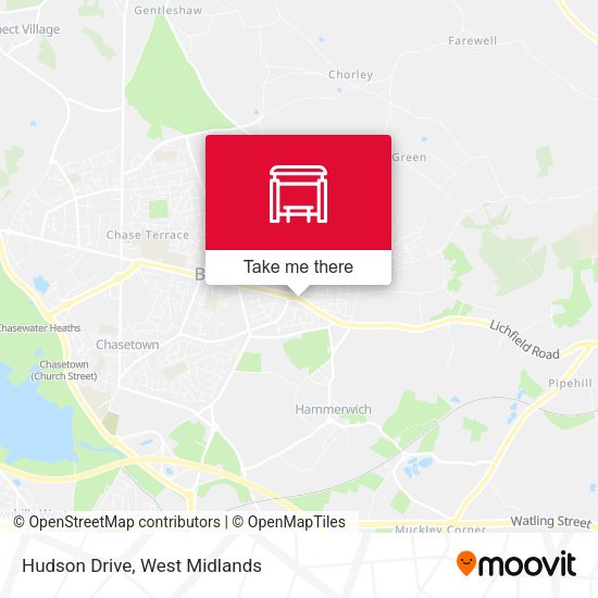 Hudson Drive map