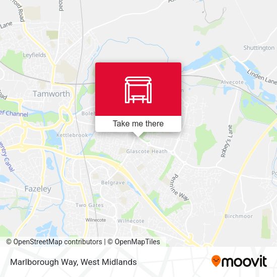 Marlborough Way map