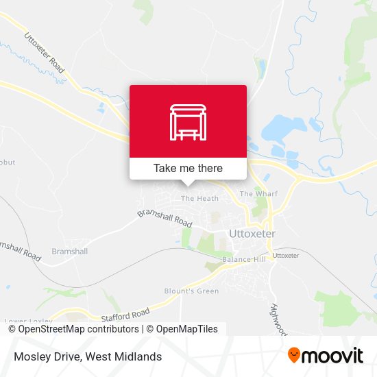 Mosley Drive map