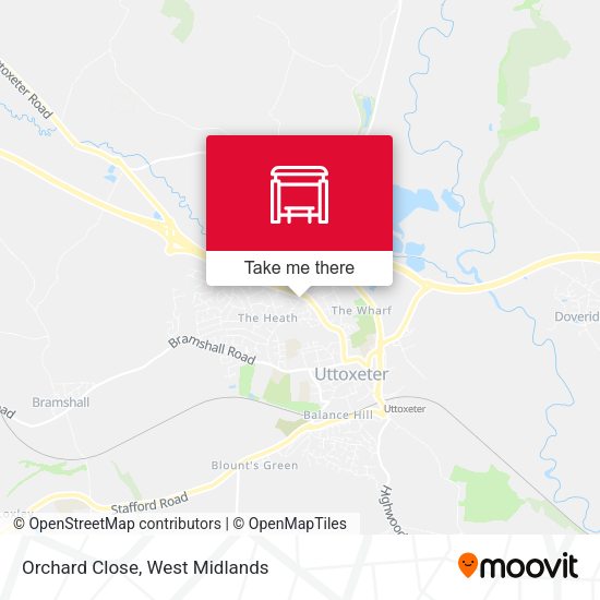Orchard Close map