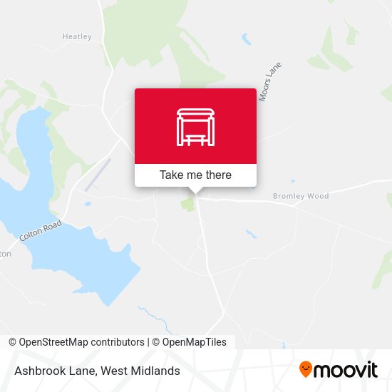 Ashbrook Lane map