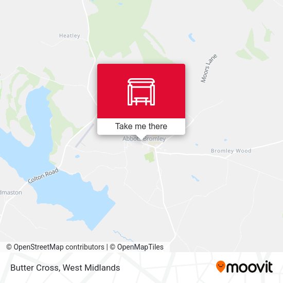 Butter Cross map