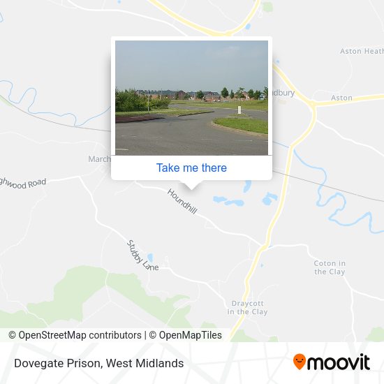 Dovegate Prison map