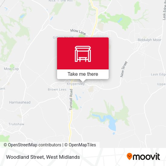 Woodland Street map
