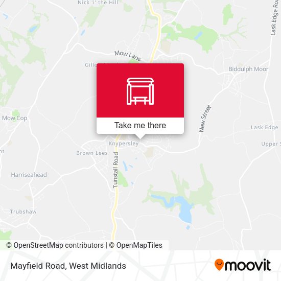 Mayfield Road map