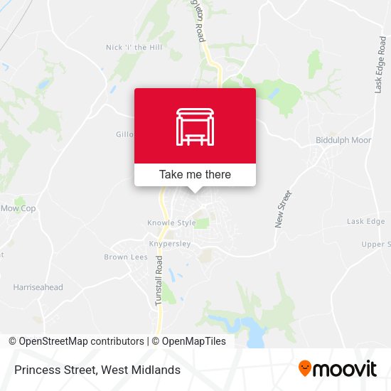 Princess Street map