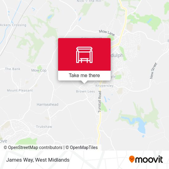 James Way map