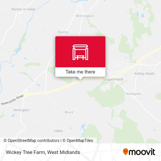 Wickey Tree Farm map
