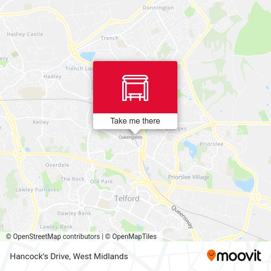 Hancock's Drive map