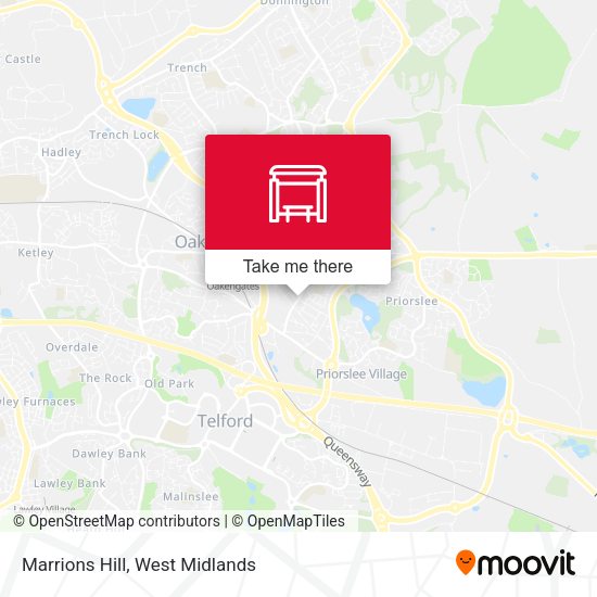Marrions Hill map