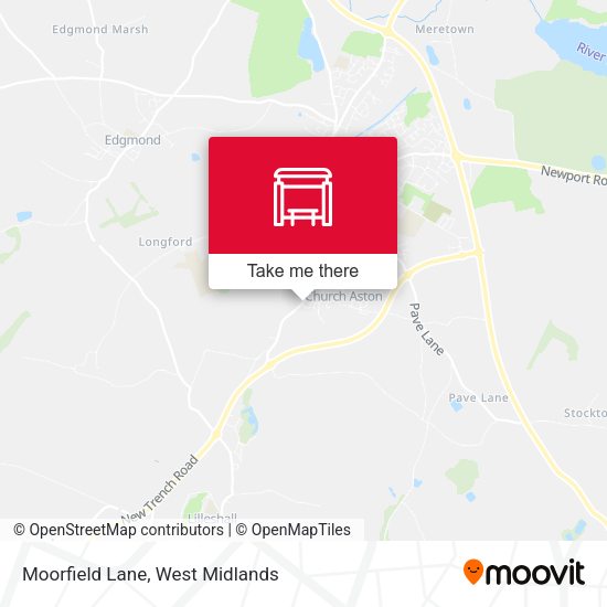 Moorfield Lane map