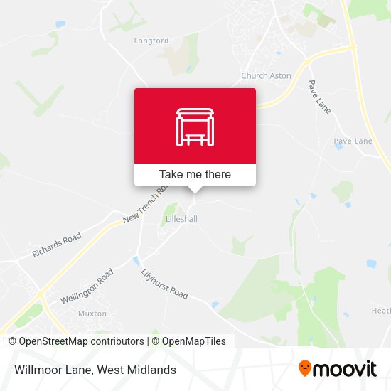 Willmoor Lane map