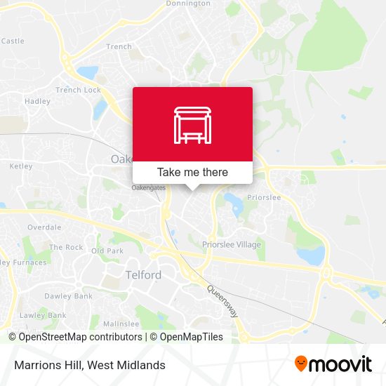 Marrions Hill map