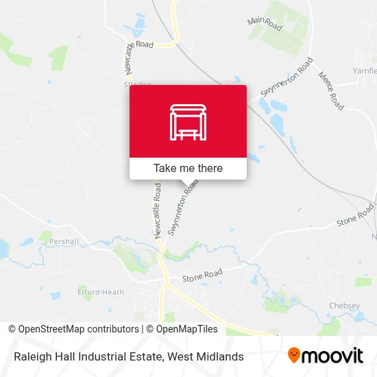 Raleigh Hall Industrial Estate map