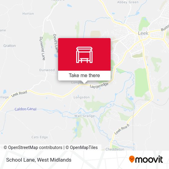 School Lane map