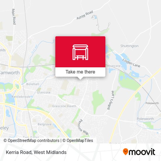 Kerria Road map